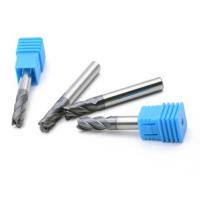 China Standard Size Carbide End Mill Carbide Rounding Corner Radius End Mill 4mm Size Chart Helical Tungsten Solid Round Nose on sale