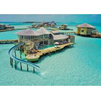 China Hurricane Proof Prefab Bungalow , Overwater Bungalow Prefab Wooden House on sale