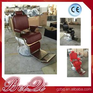 China 2017 hot hair salon furniture cheap barber chair price with parts black recline chairs supplier
