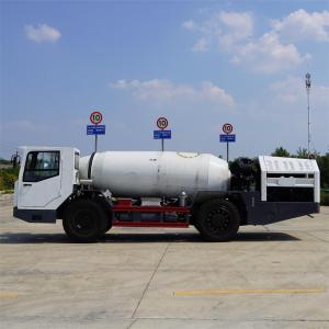                  Underground Coal Mining Trackless Rubber Wheel Car Wc4bj Concrete Mixer             