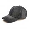 China Navy Jean Cotton Sport Unisex Baseball Caps 100% Washed Cotton Metal Ring Closure wholesale