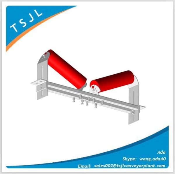 V-Type return Cone Center-adjusting idler roller