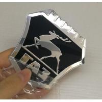 China New model Custom Chrome plastic ABS car badges emblems and auto car logo metal emblems badge factory on sale