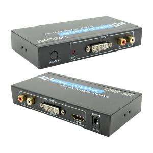 1080P DVI To HDMI Converter With Audio Support DVI Analog RCA Audio Input