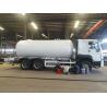 Durable Sinotruk Howo LPG Tanker Truck 10MT Bobtail With Dispenser High Capacity