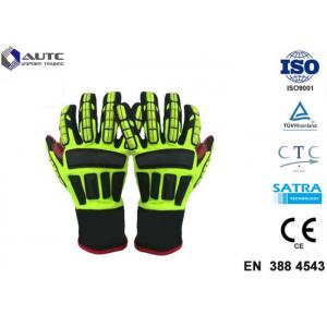 Rescue PPE Safety Gloves , Metal Safety Gloves TPR Material Wear Resistant