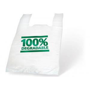 T Shirt Biodegradable Plastic Bags Custom Print Size LDPE / HDPE Opp Poly