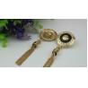 China Luggage hardware accessories 40mm zinc alloy metal jewelry tassel pendant with drip glue wholesale