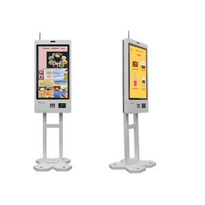 China Indoor Interactive Kiosk Touch Screen Order Android Self Service Check Out Machine Self Ordering Kiosk Terminal supplier