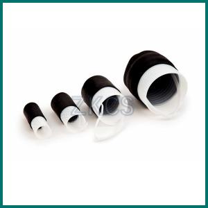 China Black EPDM Cold End Caps for environmentally seal and mechanically protect exposed cable ends using supplier