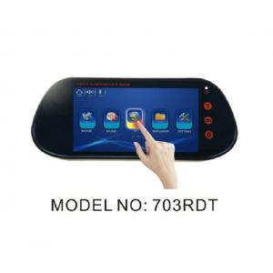 China 7 Inch Capacitive Rear View Mirror Display Built In USB / TF Card Port supplier