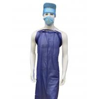 China Waterproof Disposable PVC Apron With Ties for Factory / Food Industry on sale