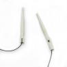 White Wireless GSM GPRS Antenna 3dbi IPEX Connector Wifi 100mm Coaxial Cable