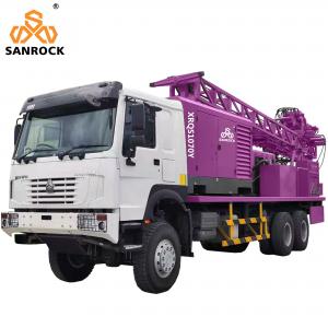 China Truck Mounted Water Well Drill Rig With Mud Pump 500m Hydraulic Water Well Drilling Machine supplier