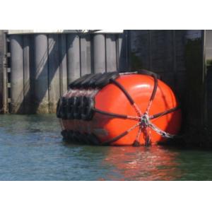 Polyurea Spraying Coating Inflatable Dock Fenders With Chain And Tyre Net