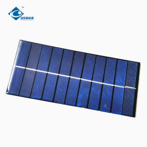 China ZW-18081 Customized Mini Solar Panels 2W High Conversion Solar Cell Phone Charger 5.5V wholesale