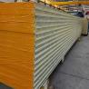 Tipo el panel de S de pared de bocadillo de Rockwool del lado de la conexión con el aislamiento térmico