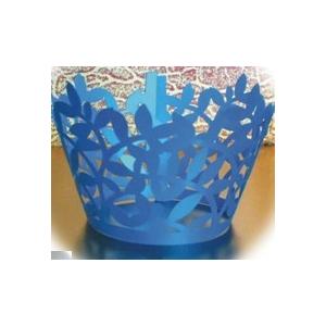 Bright Blue cupcake wrappers for cake decorate