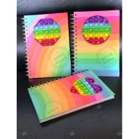 China School Office Accessories Hard Cover Spiral Notebook with Durable Silicone Cover on sale