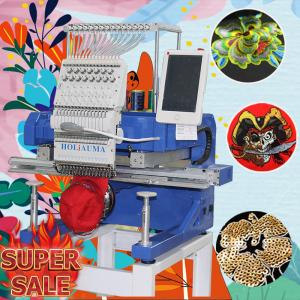 450*650mm cap/t shirt/flat/3d/ sequin cheap single head computer embroidery machine price like tajma/happy/swf/brother