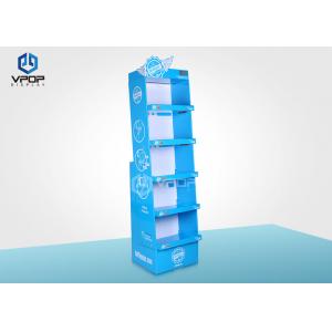 China Food/Clothes Cardboard Shelf  Display , Promotion Retail Cardboard Display Stands supplier