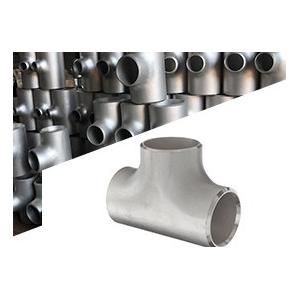 China Sch40s Seamless Pipe Fittings 316l Equal Weld Tee Adapter supplier