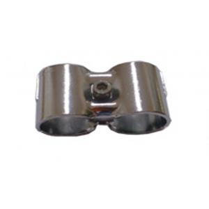 China Dia 28mm Chrome Pipe Connectors 2.5mm Thickness For Shelves supplier