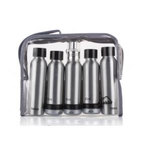 China ODM Cosmetic Travel Bottle Set Aluminum Makeup Small Packaging Personal Care supplier