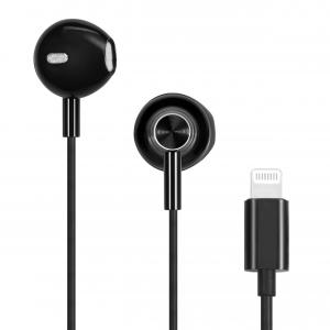 China Lightning Apple MFI Earphone In Ear Dual Dynamic Wired For IPhone 13 supplier