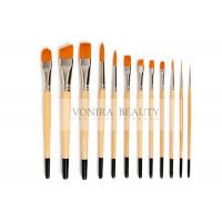 China Nylon Body Paint Brushes For Acrylic Oil & Watercolor Student Artist Brushes For Beginners & Fine Art Painters on sale