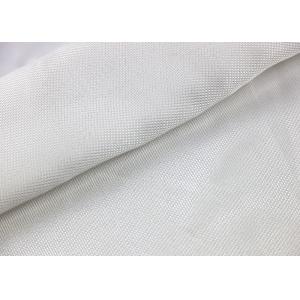 50m High Silica Fiberglass Cloth , White Heat Insulation High Temp Silica Cloth