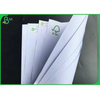 China 1000mm 60gsm 70gsm 80gsm FSC Certified White School Book Paper In Reels on sale