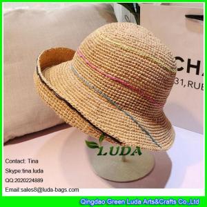 LDMZ-006 natural raffia straw crochet women beach hats