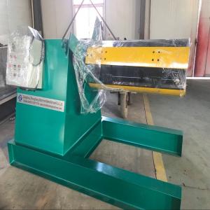 China Metal Coil Detached Hydraulic Uncoiler Machine With Straightening Machine supplier