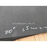 China Shockproof Closed Cell Black EVA Foam Sheets 1.5mm Non - Toxic Glossy Surface on sale