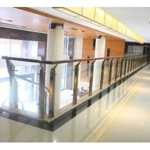 China stainless steel glass handrail glass balustrade balusters/post/column/pillar supplier