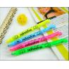 China Double Ended Highlighter Pen WIth Stamp , Multi Colored Highlighters wholesale