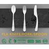 biodegradable and compostable PLA cutlery set, food cutlery set, biodegradable