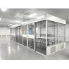 China Modular Clean Room Baked-Paint Steel Plates and Epoxy Resin Flooring for Temperature Control in Energy/R D wholesale