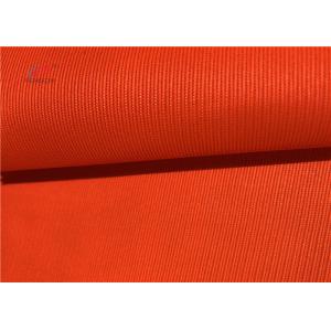 China 150D Polyester Fluorescent Orange Fabric Waterproof Oxford For Life Jacket supplier