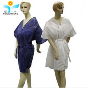 China Female Hotel Disposable Spa Robes Eco friendly S-3XL Size supplier