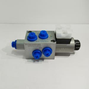 China Hydraulic Electrical On Off Solenoid Valve 2 Position 6 Way Steel Iron Body supplier