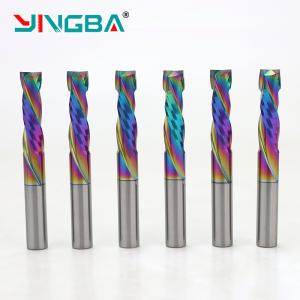 China Outils de précision DLC revêtement de carbure fin de broyeur 8 mm 10 mm Cnc routeur Outils Bit Set wholesale