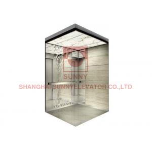 Mirror Stainless Steel Mrl Passenger Elevator For Energy Saving