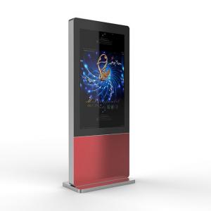 Floor Standing LCD Kiosk Displays 55 Inch LCD Screen Advertising Outdoor Waterpoof IP65 IP67