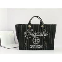 China Large Custom Branded Bags Cotton Calfskin Chanel 2.55 Handbag Metalblack And White on sale