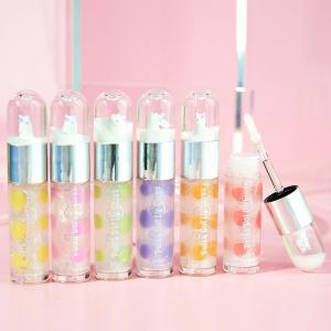 China Beautiful 6ml Polka Dot Essence Lip Gloss Featured With Tube Packaging supplier