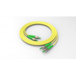 Single Mode Fiber Optic Patch Cable Duplex OS2 FC APC To FC APC Patch Cord