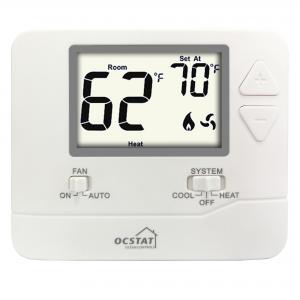 China 2019 OCSTAT 24V Non Programmable Thermostat LCD Digital Temperature Controller 1 Stage supplier