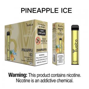 Yuoto XXL Smoke Electronic Cigarette 2500 Puffs Pineapple Ice 2% 5% Nic